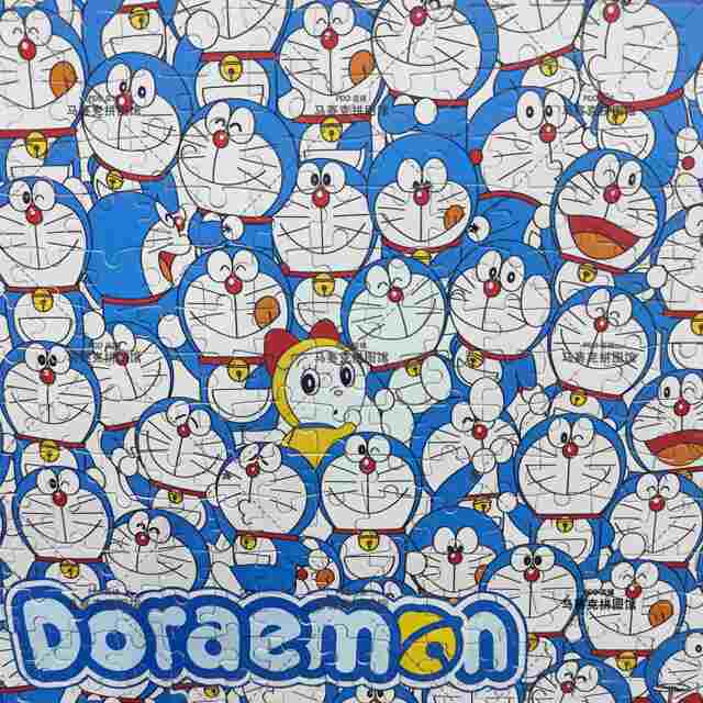 Doraemon 1000-Piece Wooden Puzzle for Adults, Educational, Stress-Relieving, Birthday Gift, Handmade, High Difficulty