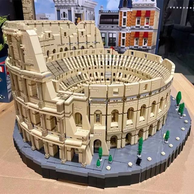 Building blocks super difficult 100,000 pieces compatible with micro-particle Colosseum building blocks adult high difficulty 10,000 pieces puzzle puzzle