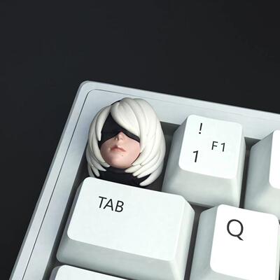 [尼尔机械纪元2b键帽 机械键盘esc客制化立体尤尔哈键帽创意键帽]