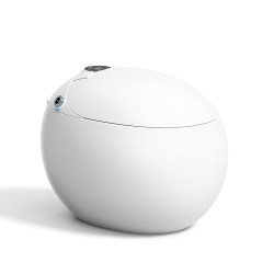 Super Egg-Shaped Smart Toilet Fully Automatic All-In-One For Home Electric Toilet Without Water Pressure Limit Voice Control