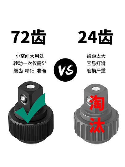 德系棘轮套筒扳手套装汽修工具汽车维修组合修车工具箱多功能小飞