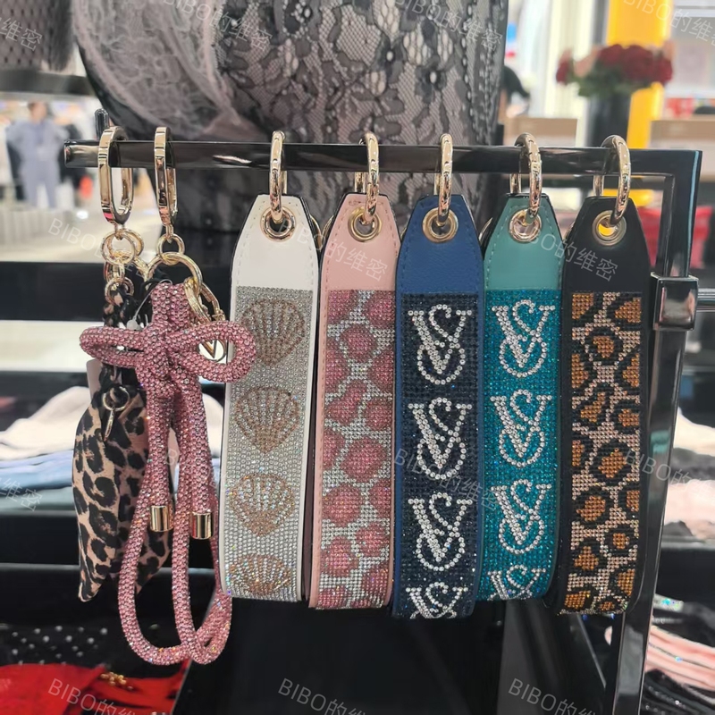 Victoria's Secret Official Store Genuine Logo Fashion Coin Purse Card Holder Keychain Earphone Case