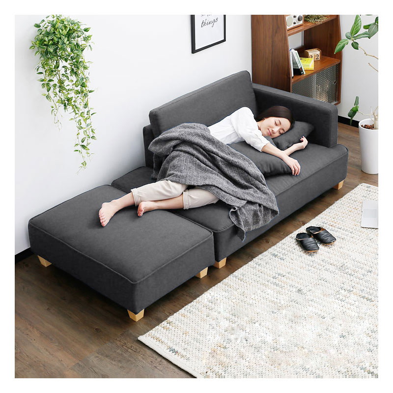 Net red Guffei Fabric Sofa Type Nordic Simple Modern Triple Double Clothing Shop Living Room Tatami