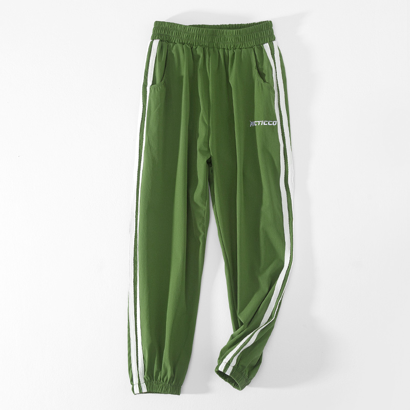 Chàng trai chống muỗi sweatpants mùa hè childrens mỏng lụa băng bông lỏng lẻo Hàn Quốc phiên bản của khí quyển nước ngoài trong trẻ em lớn giải trí quần dài.