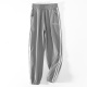 Chàng trai chống muỗi sweatpants mùa hè childrens mỏng lụa băng bông lỏng lẻo Hàn Quốc phiên bản của khí quyển nước ngoài trong trẻ em lớn giải trí quần dài.