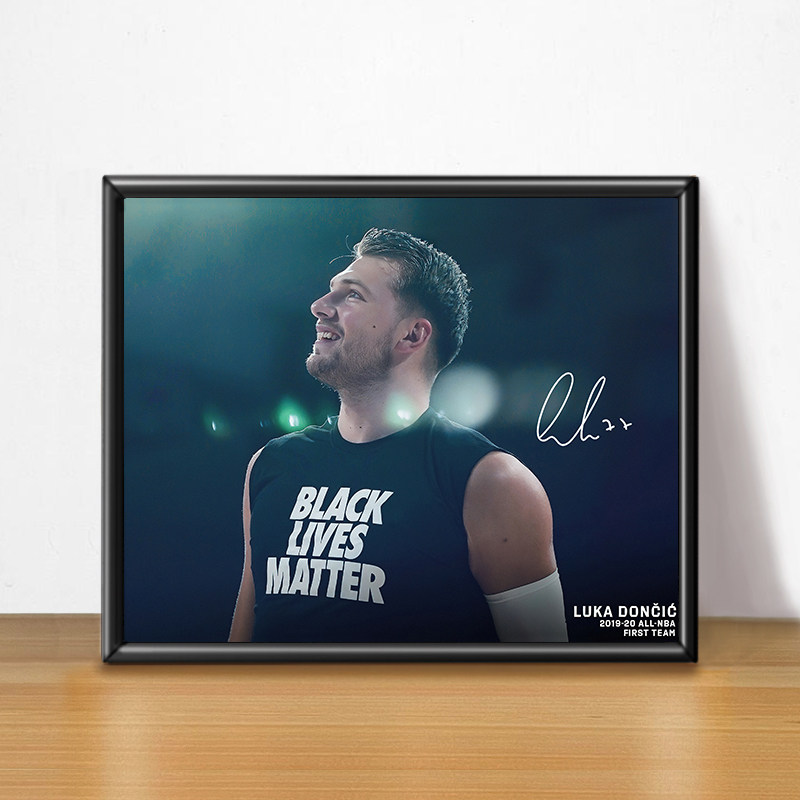 Doncic poster photo frame swing pieces NBA basketball stars Decorative Hanging Paintings Birthday souvenirs Souvenir Perimeter Hands-Taobao
