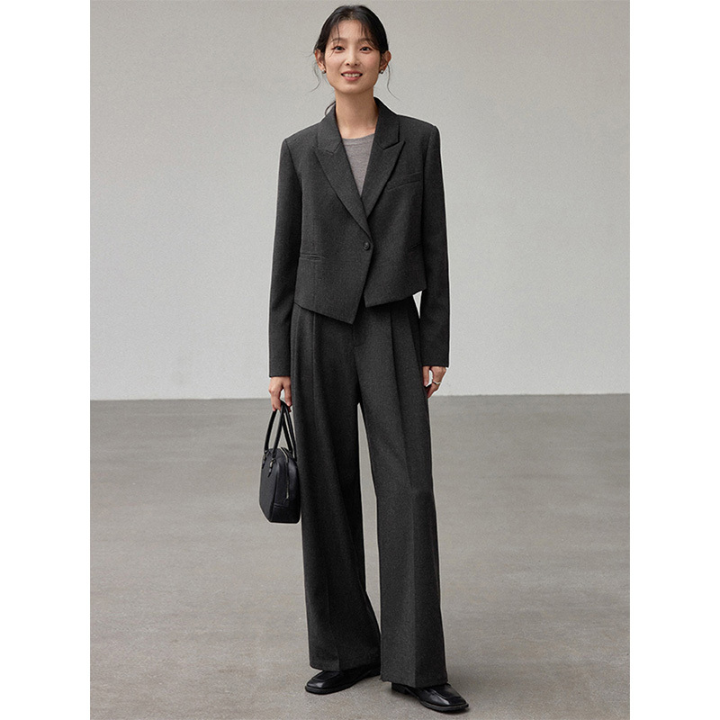 Italian Maxqueen Suit Set for Women, Autumn Casual Workwear High-End Blazer
