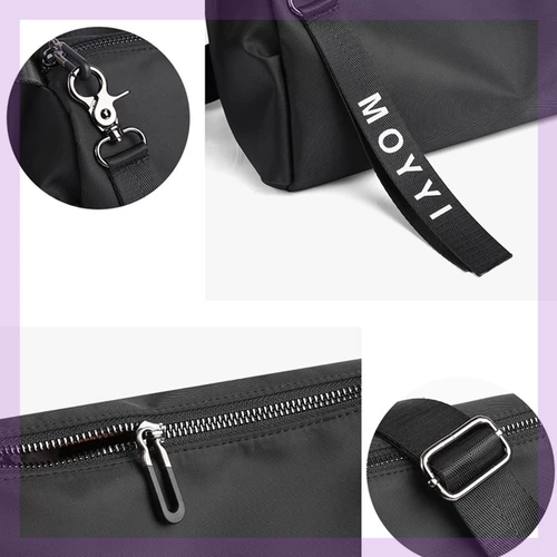 Moyyi School Messsenger Bag Crossbody Soft Oxford Plound Ba