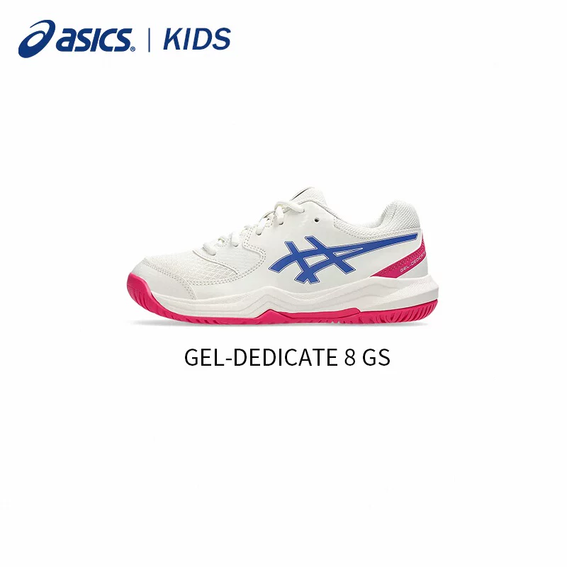 ASICS новый GEL-DEDICATE 8 GS детские дышащие и стабильные теннисные кроссовки для молодежи