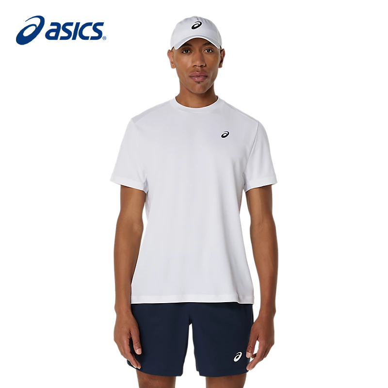 Asics Men's Tennis T-Shirt Is Dry, Soft, Breathable, Fashionable and Comfortable, Round Neck Sports Short-Sleeved T-Shirt