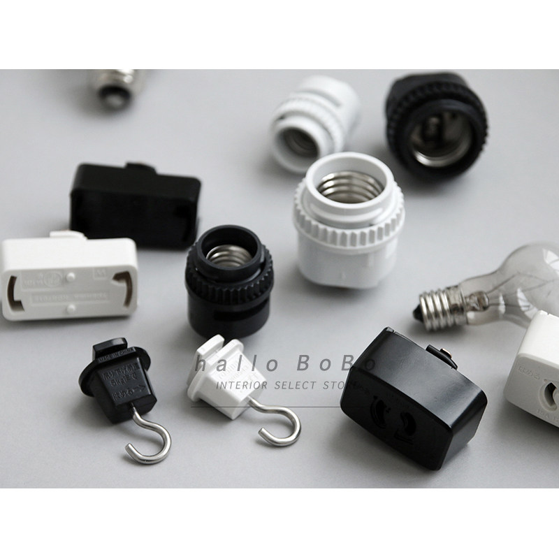 (Wang Bo Bo's grocery house) spot Japanese resin-made lamps accessories conversion head track joint hanger
