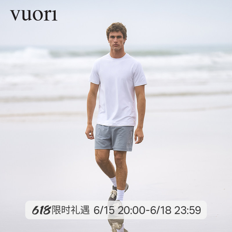 Vuori Ponto Men's Crew Neck T-Shirt Short Sleeve Dreamknit ™ Stretch Fabric V1057 Vuori Ponto Men's Crew Neck T-Shirt Short Sleeve Dreamknit ™ Stretch Fabric V1057