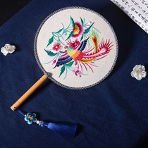 Xiangxi 18th Dong Miao embroidery ethnic style hand-wrapped special jewelry exquisite embroidery practical ancient style photo-taking fan