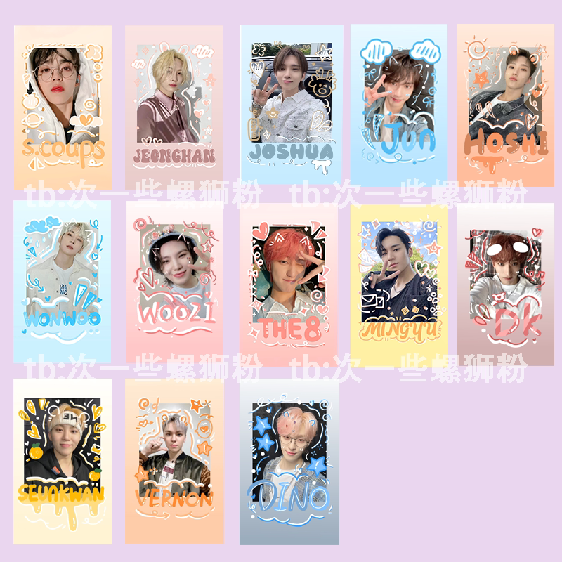 Qoo10] Seventeen 落書きポラロイドカー