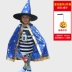 Halloween Áo Choàng Trẻ Em Mẫu Giáo Bé Trai Và Bé Gái Trình Diễn Trang Phục Bí Ngô Áo Choàng Phù Thủy Nhỏ Hiệu Suất Quần Áo 