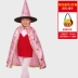 Halloween Áo Choàng Trẻ Em Bé Trai Và Bé Gái Trình Diễn Trang Phục Nhà Ảo Thuật Phù Thủy Áo Choàng Phù Hợp Với Mẫu Giáo Magic Cổ Tích Trang Phục 