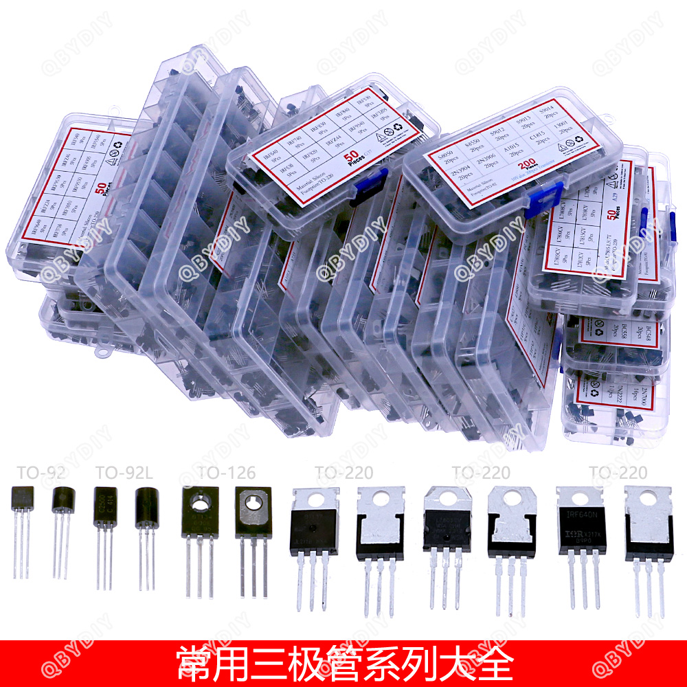 ダイレクトプラグトランジスタ PNP NPN TO-92 TO-92L TO-126 TO-220 混合キット