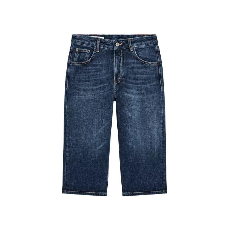 2026 Summer New Hot Girl Versatile Mid-Waist Casual Five-Point Capri Slim Denim Shorts for Women 6855001