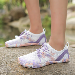 Быстросохнущие Шнурные туфли мужской и женщины Ботинки скольжение воздухопроницаемый плавать Сноркел песчаный пляж обувь на открытом воздухе пешком дрейфующий Спешить в море