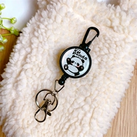 【Единая телескопическая пряжка】 Черная панда