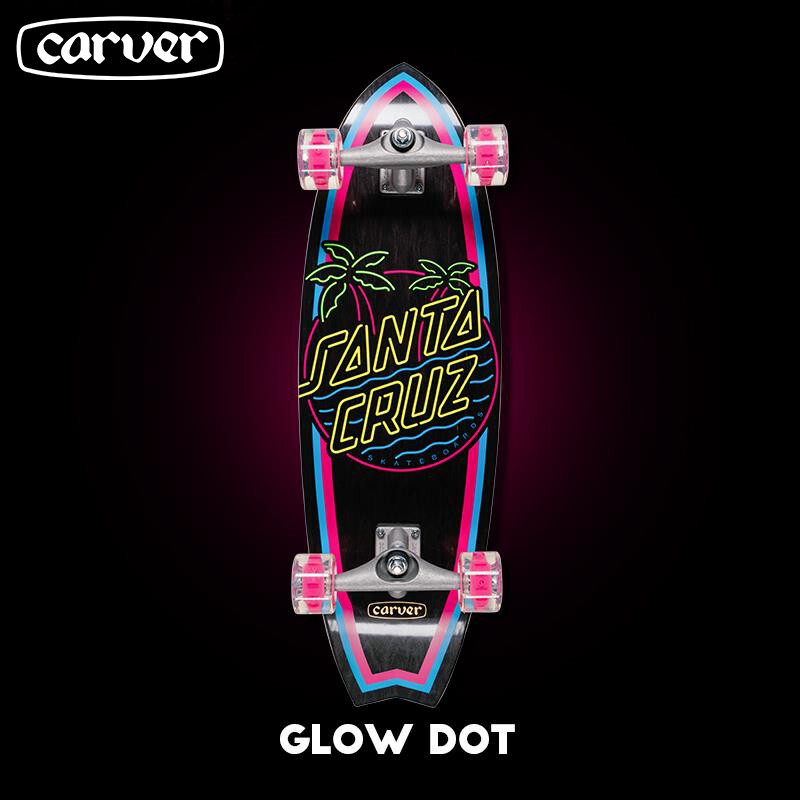 Carver Land Surfboard'Neon Coast' Santa Cruz Collaboration Land Surfboard 31.52inch Carver Land Surfboard'Neon Coast' Santa Cruz Collaboration Land Surfboard 31.52inch