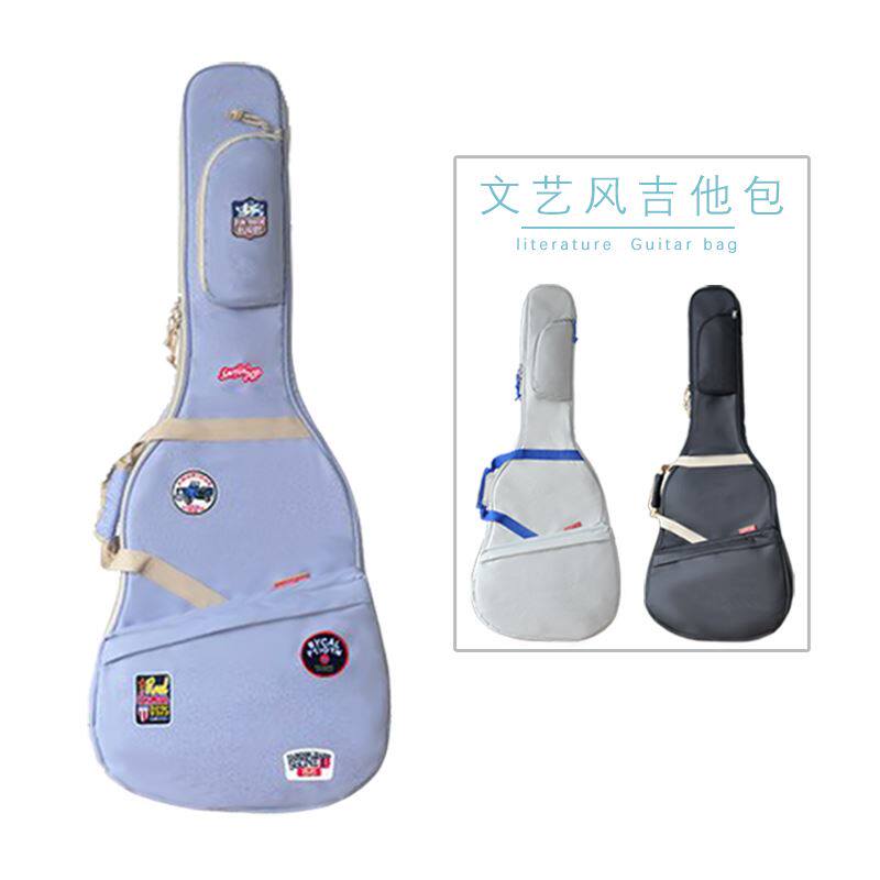 Dolgihe bag 41 inch folk song thickened moisture-proof high face value universal portable double shoulder harmonica student guitar violin sleeve-Taobao