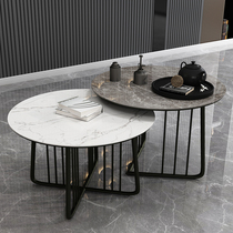 Acacia rain Nordic light luxury Rock board tea table Italian modern simple Net red living room small household Minimalist mother