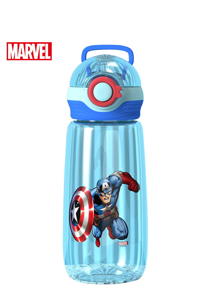 Disney Student Water Cup School Special Summer Boys' and Girls' Direct Drinking Water Pot Bottle Anti-fall Sports Plastic Water Cup