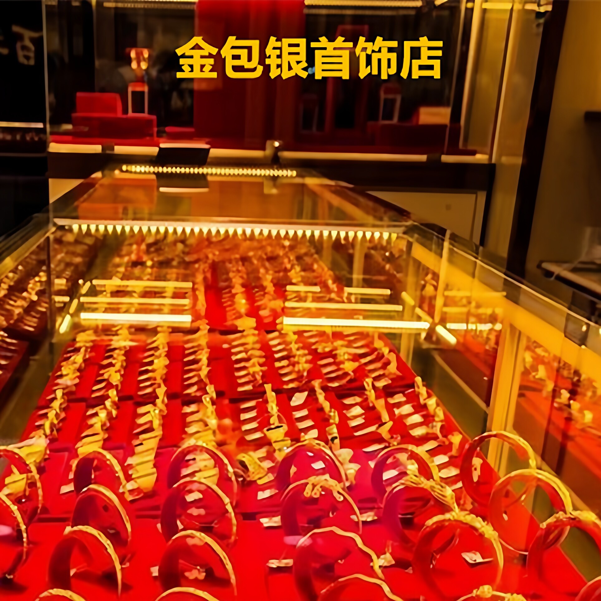 金包银首饰店的LOGO