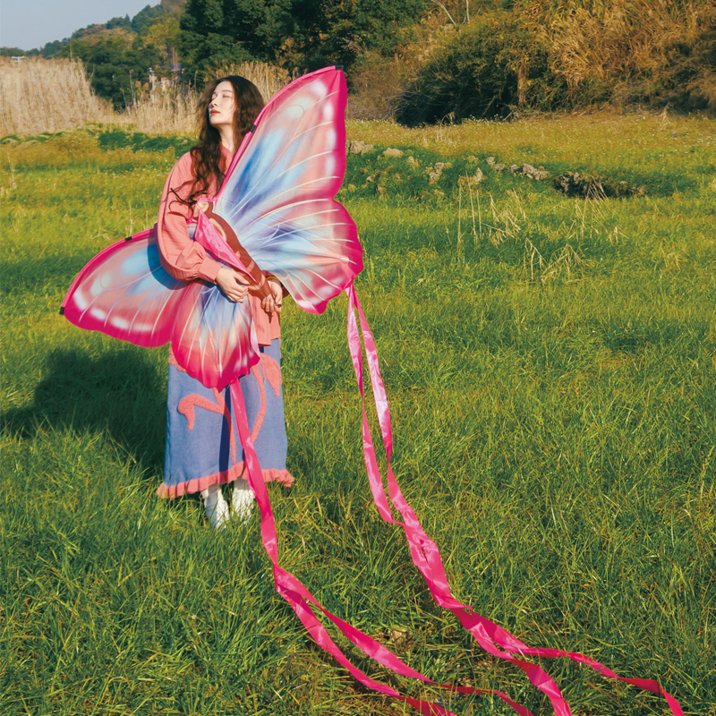 【Spring Outing】Dreamy Butterfly Kite Spring Trip Photo Props Outdoor Toy 2026 New Model for Adults