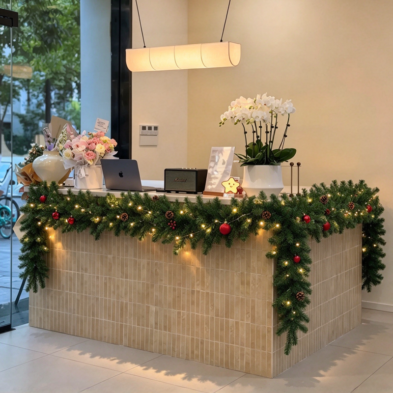 Christmas Decorative Rattan Hanging Ornaments for Coffee Shop Front Desk, Christmas Atmosphere Decoration, Snowflake Rattan Decoration Christmas Decorative Rattan Hanging Ornaments for Coffee Shop Front Desk, Christmas Atmosphere Decoration, Snowflake Rattan Decoration