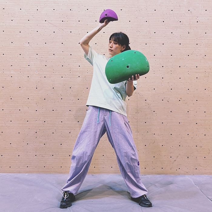 Cube Youshi Zidingxing Series Purple Loose, Lightweight, Breathable Casual Climbing Bouldering Sports Pants