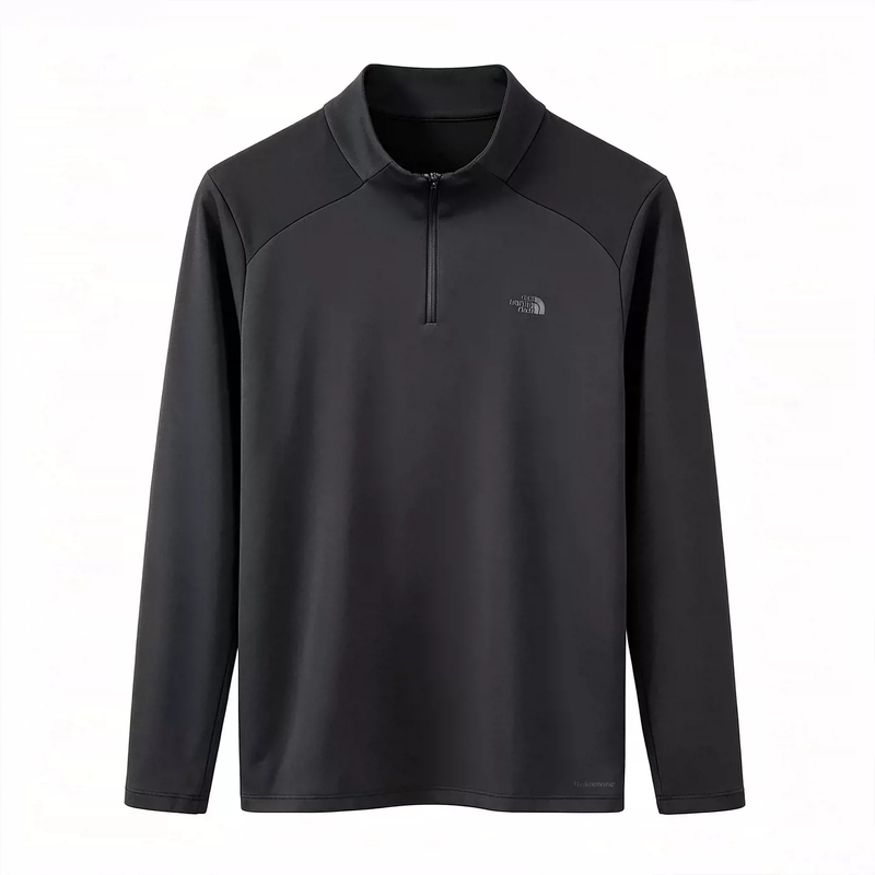 Thenorthface North Face Half-Zip Long-Sleeved Men's 26 Autumn and Winter Outdoor Casual and Comfortable Sports Base Layer Shirt 8Jcw