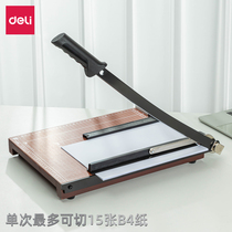 Deli paper cutter machine 8003 wooden B4 paper cutter 38*30 cm Deli office stationery