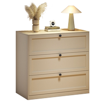 Steel storage cabinet drawer type storage cabinet bedroom living room baby clothes toys bedside storage cabinet chest of drawers