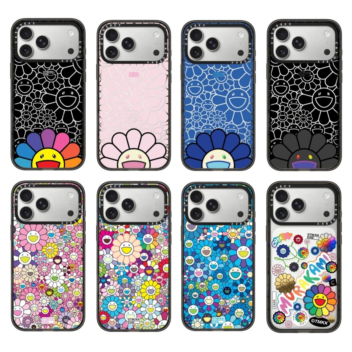 CASETiF联名村上隆太阳花磁吸MagSafe适用苹果16promax手机壳