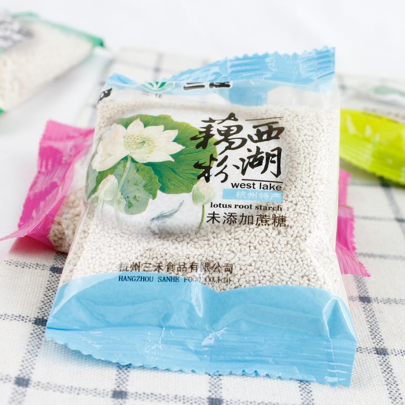 Hangzhou specialty three jia west lake powder winter breakfast dinner food Gui Huazhou red juju lotus 500g