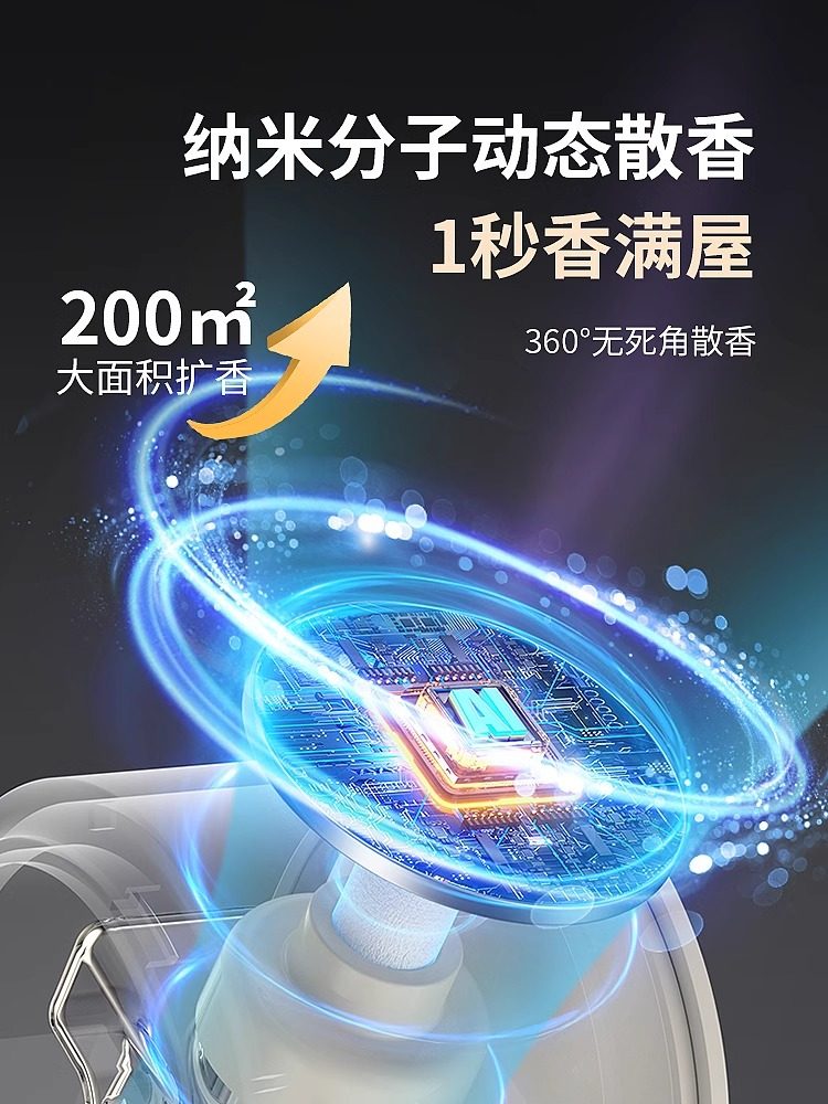 Aromatherapy Automatic Fragrance Diffuser, Home Fragrance Machine, Hotel Fragrance Diffuser, Bathroom Toilet Air Freshener, Long-Lasting Indoor Fragrance