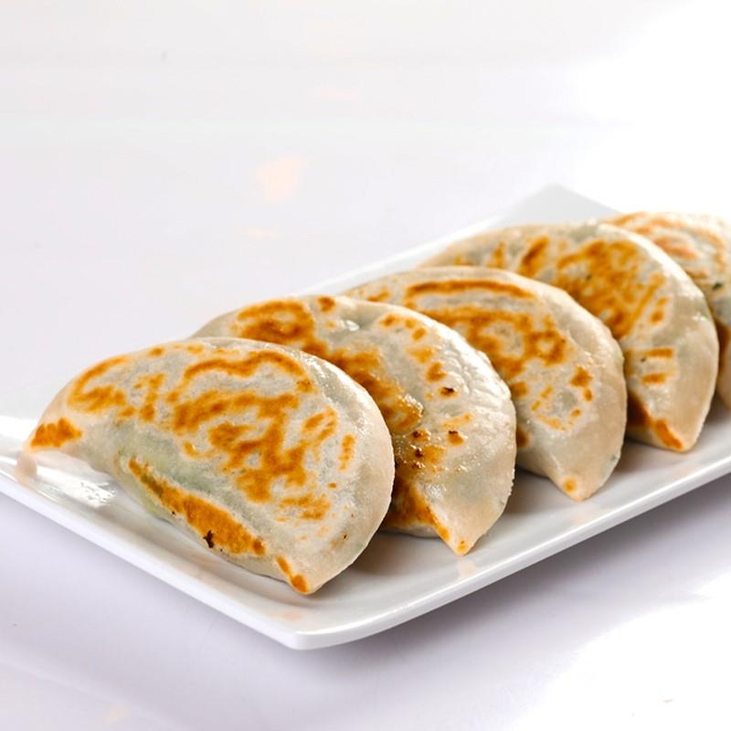 Leek box semi - finished frozen commercial heating egg leek dumpling cake corner 12 breakfast cake