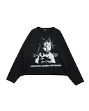 [Спот] Ли Шенгжун Лорен, тот же ERD, богатый второй генеральный ребенок Ван Панк Рок Круглый воротник с длинным рукавом