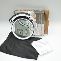 Rubber folding rotating handheld elderly reading repair high-definition glass magnifying glass ZX75 ZX90 ZX100