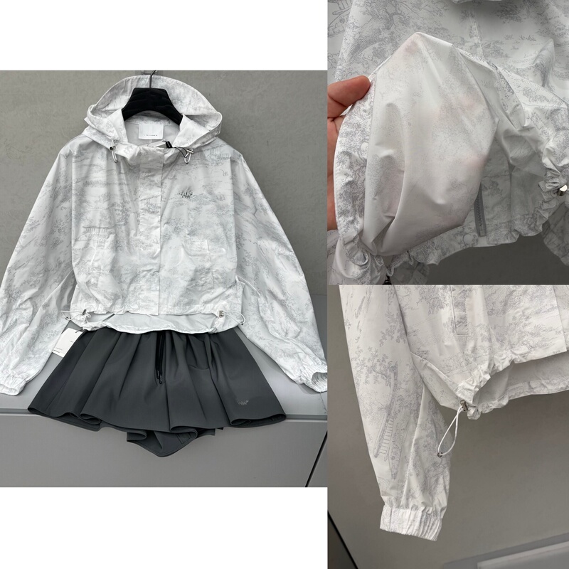 Outdoor Original Foreign Trade Korean-Style Women's New Golf Jacket with Hood, Zipper, Thin Windproof Design, Cool and Versatile Trendy Style