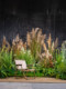 Large Artificial Reed Grass High-End Light Luxury Floor-Standing Ornaments Potted Plants Hotel Window Fake Flowers Green Plants Landscaping Decoration