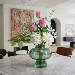 High-End Light Luxury Artificial Floral Art for Hotel Front Desk Model Rooms, Dining Table Flowers, Commercial Sales Offices, Soft Decoration, Fake Flower Ornaments