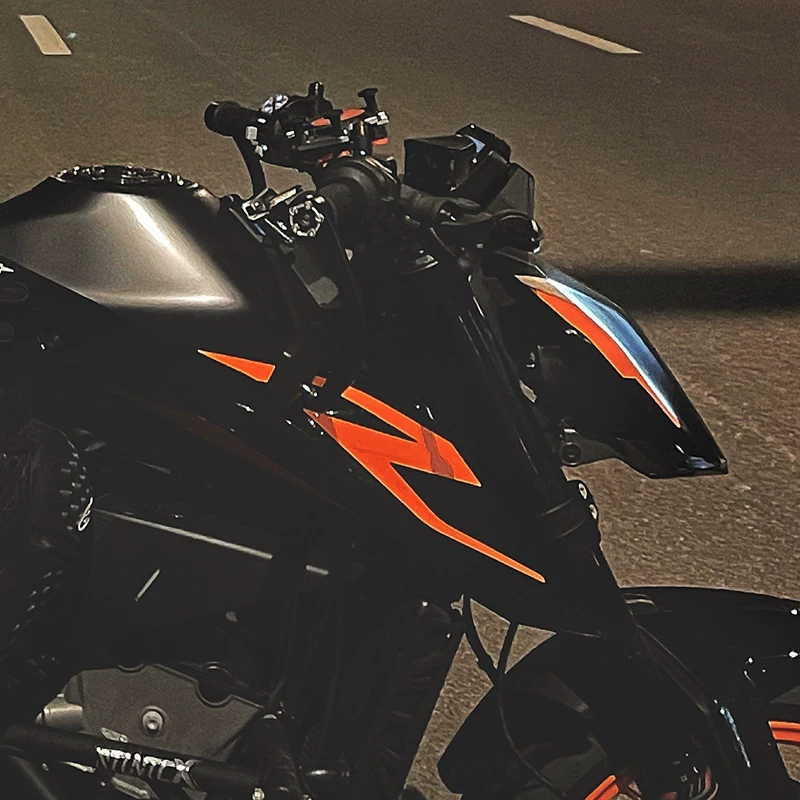 Пригодно для KTM Duke790 890 наклейка, наклейка с принтом латтермы, защитная наклейка, изменение деталей