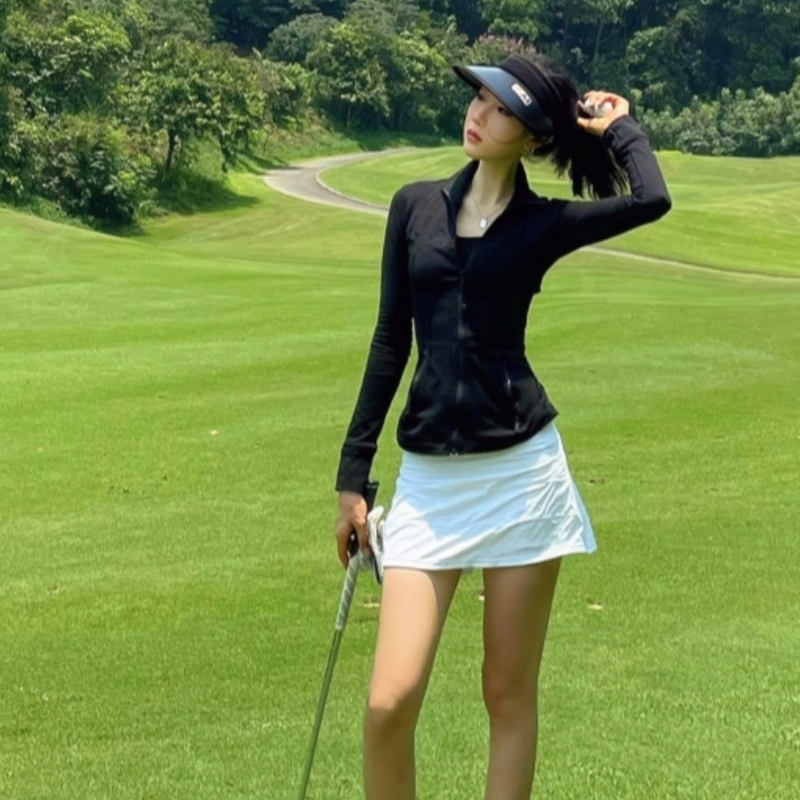 Spring and Summer Golf Clothing for Women, Golf Sun Protection Quick-Drying Short Skirt Pants, Badminton Clothing, Outdoor Sports Suit