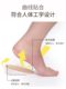 Japan's bionic silicone inner heightening insole for men and women's Martin boots, dedicated for non-tiring feet, half-padded leather shoes for summer