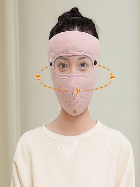 Electric vehicle windproof mask hat cycling warm artifact full face autumn and winter cold-proof mask earmuffs hood for men and women