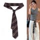 Striped Tie Belt Women's Accessory Vintage Decoration Paired with Jeans Long Silk Scarf Belt Design Niche Belt