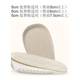 Japan's domestic height-increasing insoles for women's tired feet, invisible silicone half-cushion Martin boots, men's heel pads, comfortable heightening pads